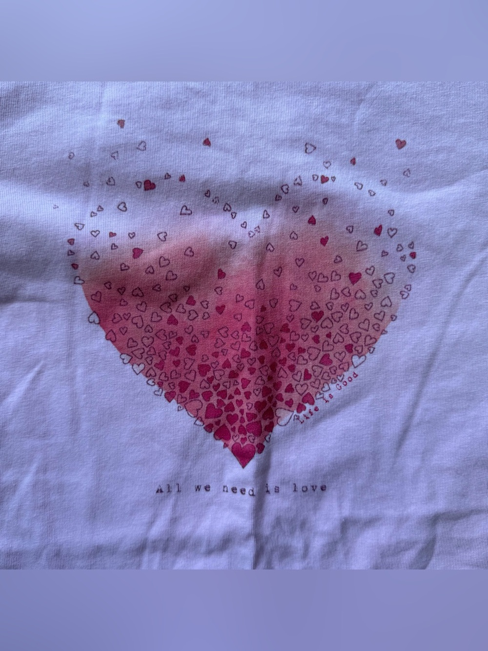 Life Is Good Women's Scattered Hearts Short Sleeve Tee - Picture 6 of 7